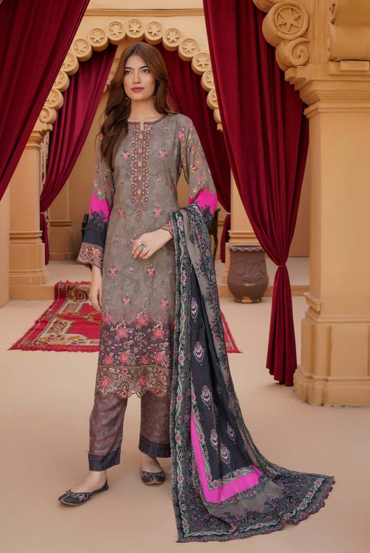 MUNIRA | EMBROIDERED DHANAK READYMADE | MHL13