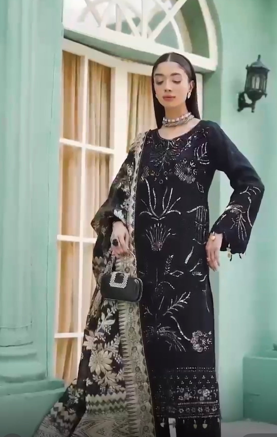SIMRANS ROZANA EID SPECIAL EMBROIDERED DHANAK 3PC READYMADE RDR02