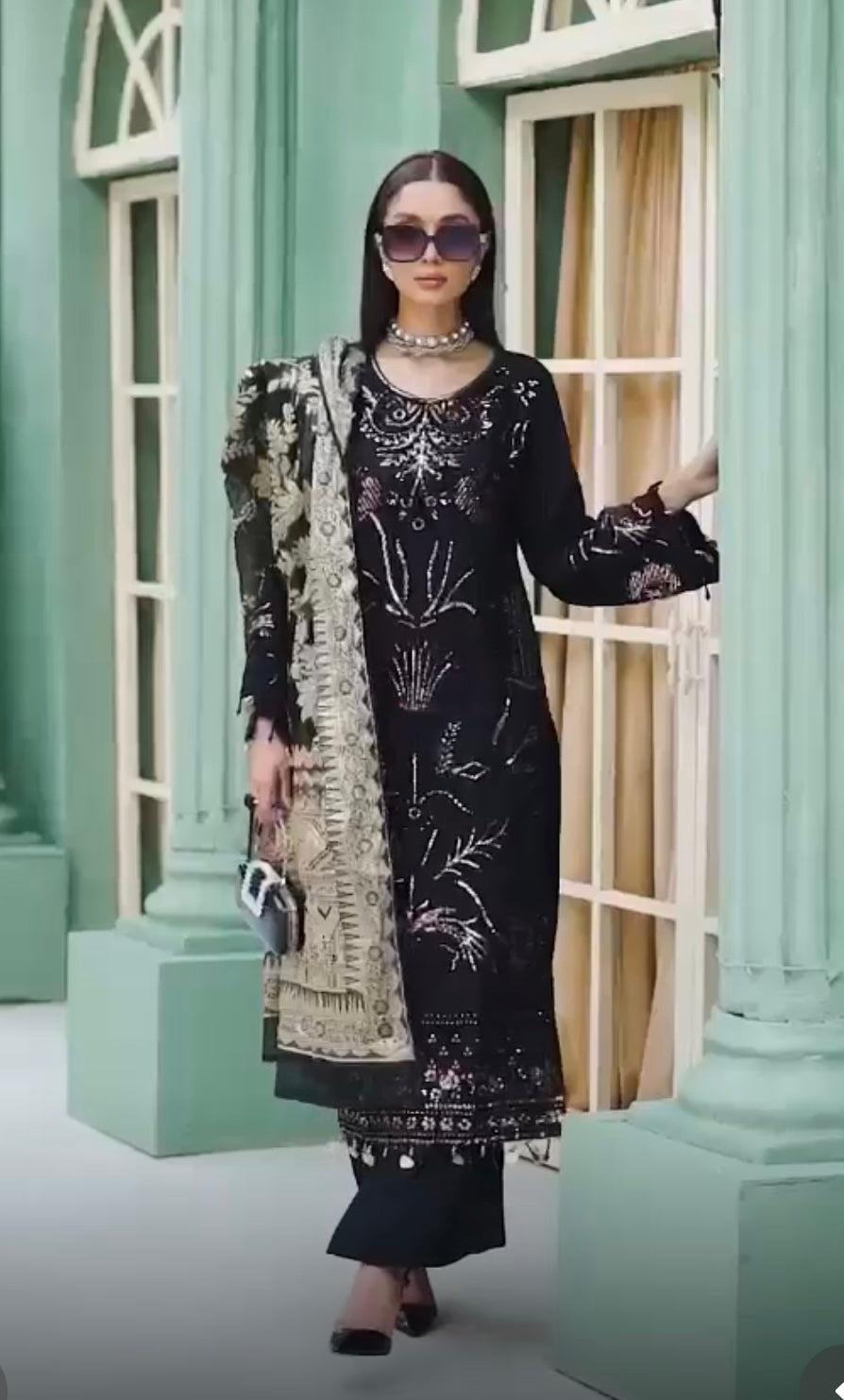 SIMRANS ROZANA EID SPECIAL EMBROIDERED DHANAK 3PC READYMADE RDR02