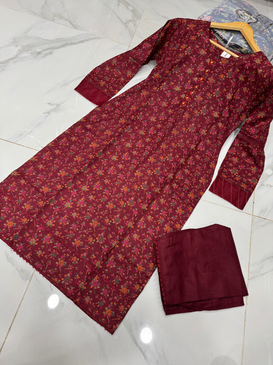 NAKHRA IZEL 2PC DIGITAL PRINTED DHANAK READYMADE SUITS -IZEL003