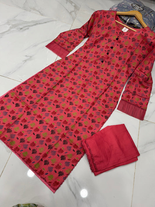 NAKHRA IZEL 2PC DIGITAL PRINTED DHANAK READYMADE SUITS -IZEL008
