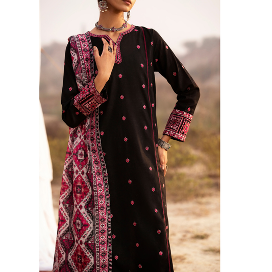 CASUALLITE ‘SPECIAL ’ | EMBROIDERED COTTON 3PC READYMADE | S1324