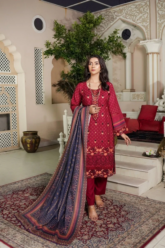 MUNIRA | EMBROIDERED LINEN READYMADE | MU27