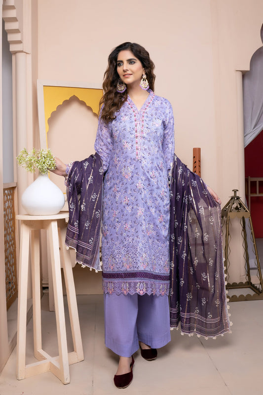MUNIRA | EMBROIDERED LINEN READYMADE | MU38