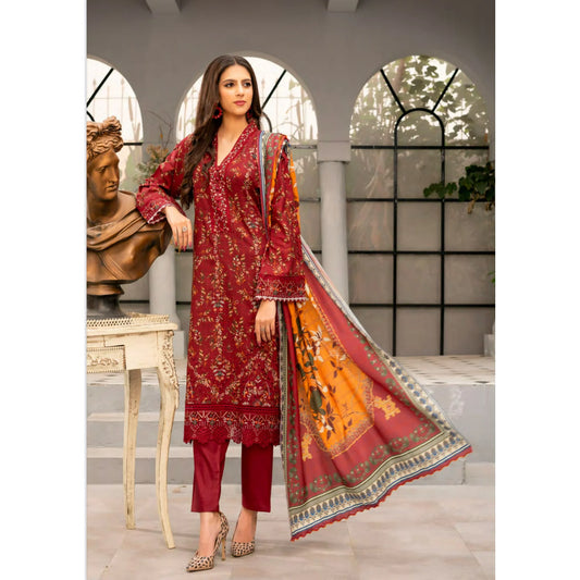 MUNIRA | EMBROIDERED LINEN READYMADE | MU42