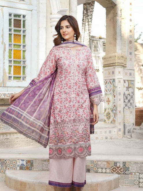 MUNIRA | EMBROIDERED LINEN READYMADE | MU44