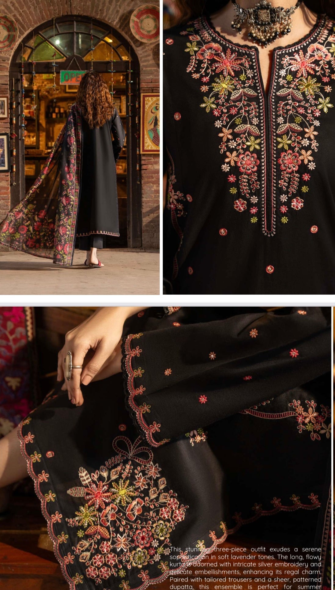 CASUALLITE ‘SUMMER FESTIVE DROP 2’ |EMBROIDERED COTTON 3PC READYMADE |0106- MIRHA SPECIAL
