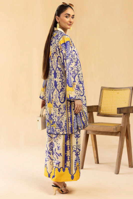 SIMRANS ‘CO ORDS’ | PRINTED COTTON CO ORDS 2PC READYMADE |LAC08