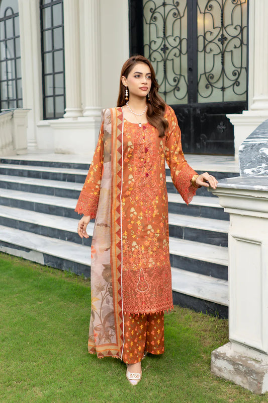 MUNIRA | EMBROIDERED LAWN READYMADE | MGL02