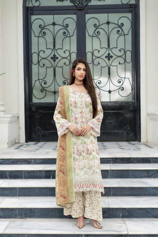 MUNIRA | EMBROIDERED LAWN READYMADE | MGL04