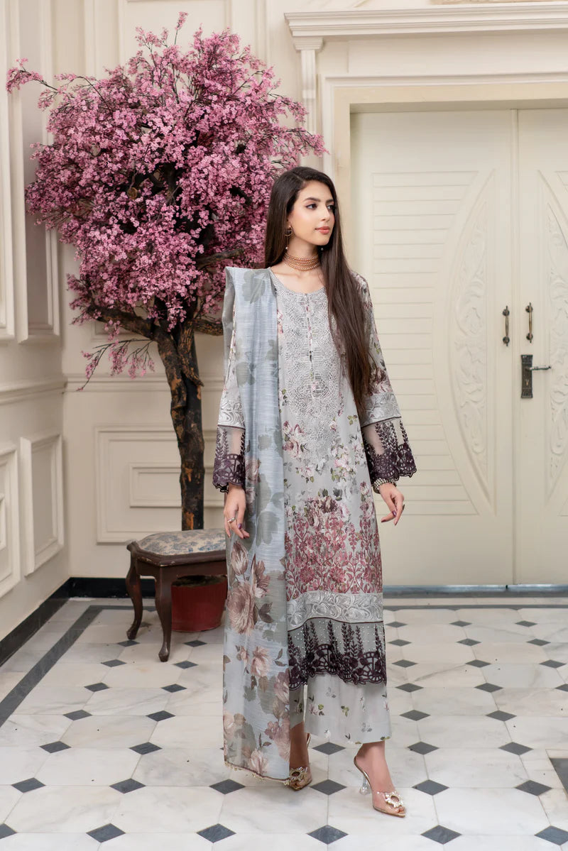 MUNIRA | EMBROIDERED LAWN READYMADE | MGL08
