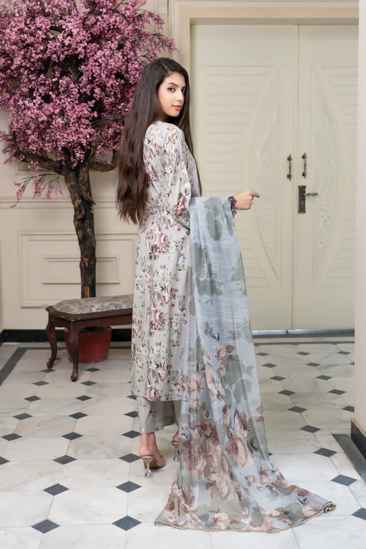 MUNIRA | EMBROIDERED LAWN READYMADE | MGL08