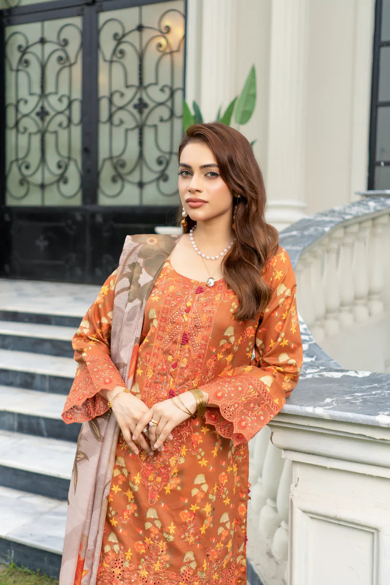 MUNIRA | EMBROIDERED LAWN READYMADE | MGL02