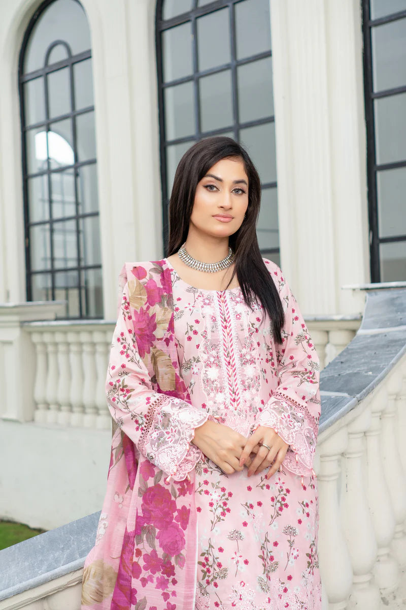 MUNIRA | EMBROIDERED LAWN READYMADE | MGL03