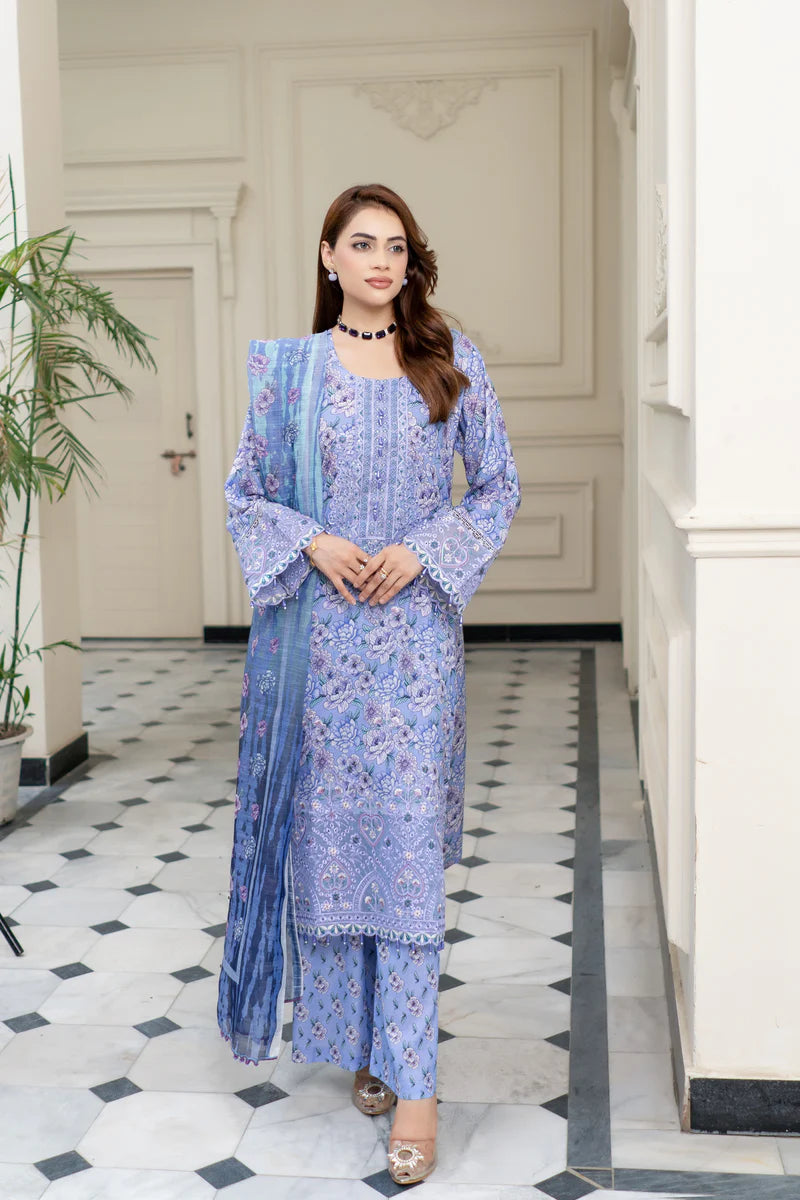 MUNIRA | EMBROIDERED LAWN READYMADE | MGL06