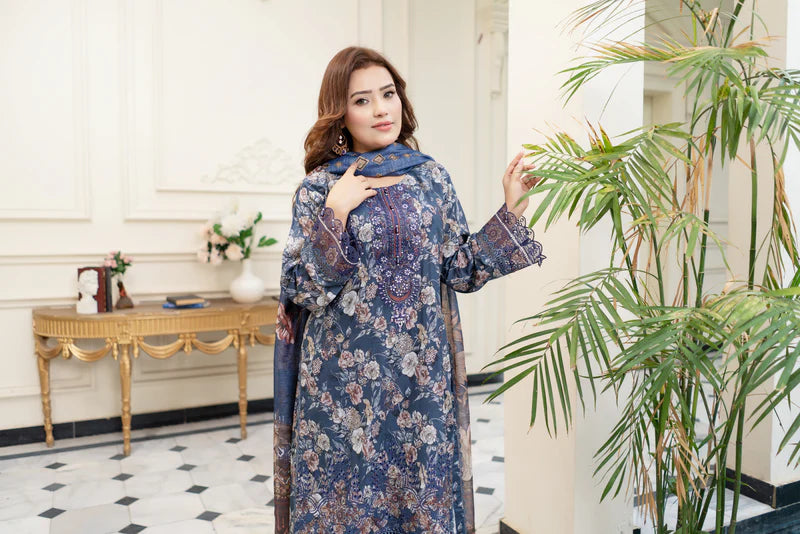 MUNIRA | EMBROIDERED LAWN READYMADE | MGL07