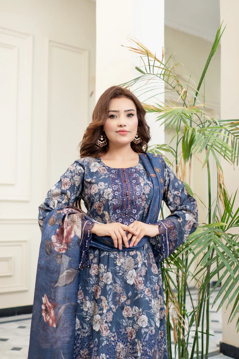 MUNIRA | EMBROIDERED LAWN READYMADE | MGL07