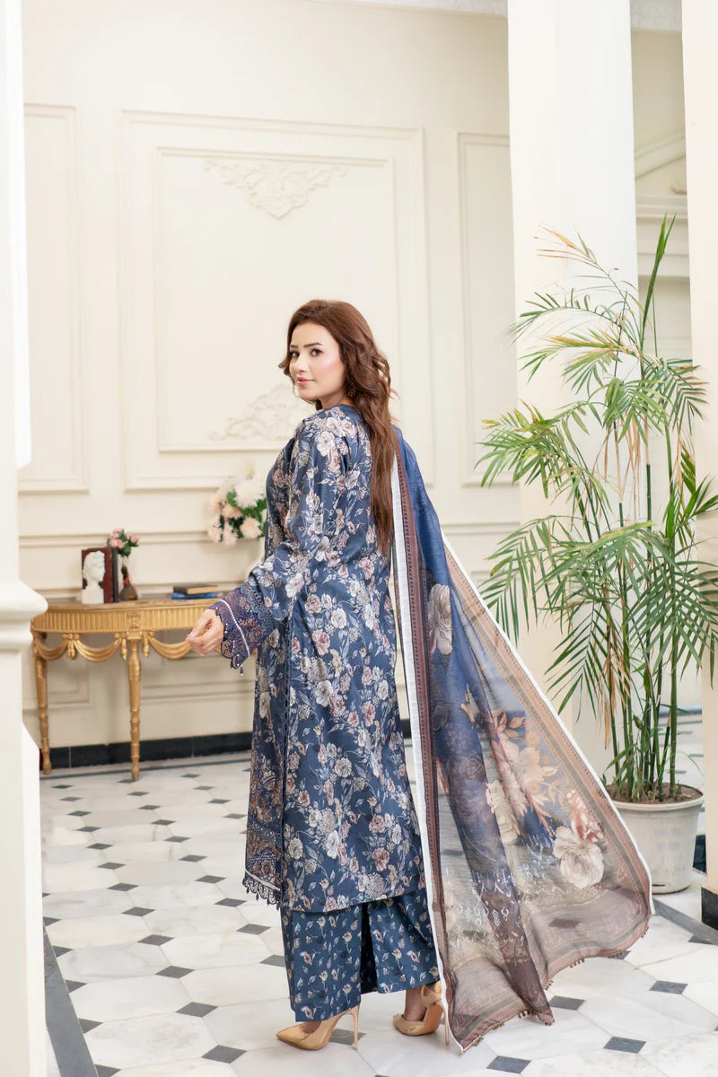 MUNIRA | EMBROIDERED LAWN READYMADE | MGL07