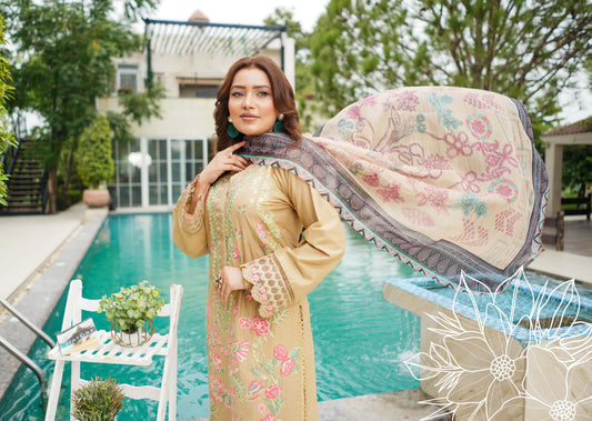 MUNIRA | EMBROIDERED LAWN READYMADE |SS26