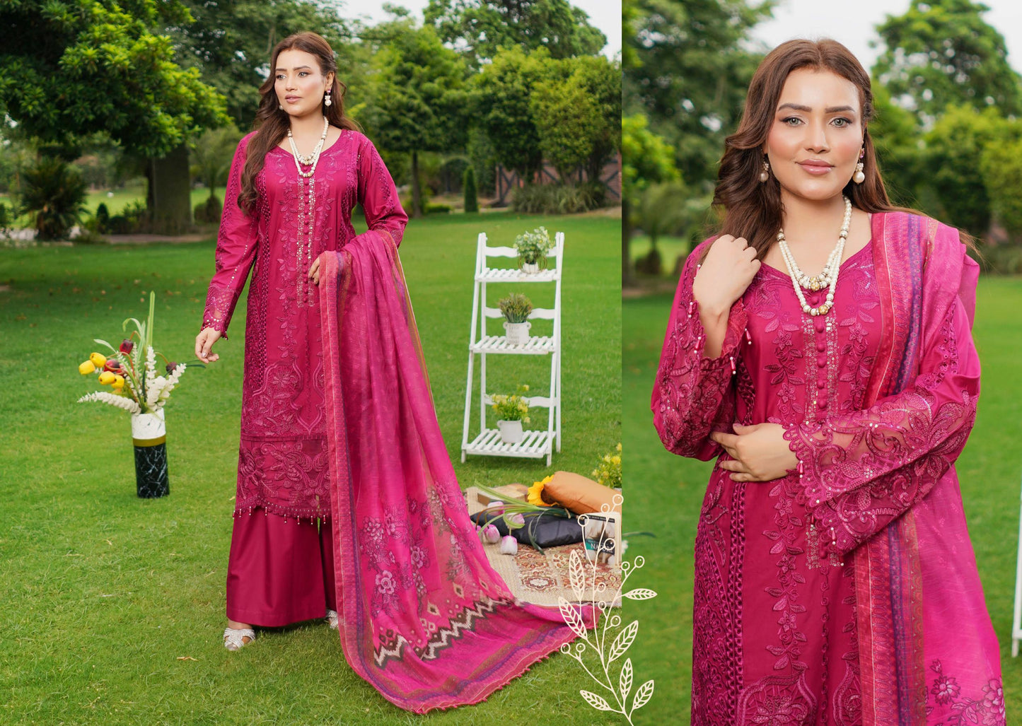 MUNIRA | EMBROIDERED LAWN READYMADE |SS29