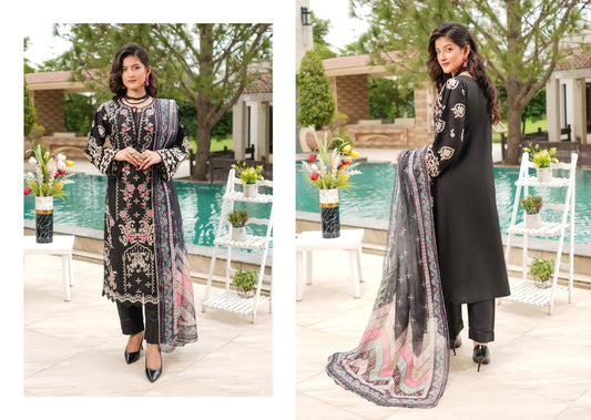 MUNIRA | EMBROIDERED LAWN READYMADE |SS25