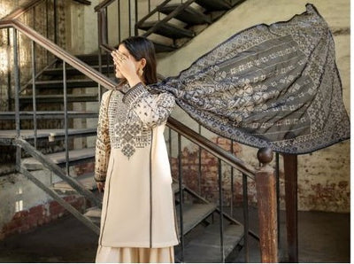 CASUALLITE ‘SPECIAL ’ | EMBROIDERED COTTON 3PC READYMADE | SAARA SPECIAL541