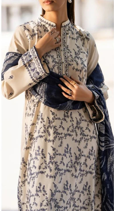 CASUALLITE ‘SPECIAL ’ | EMBROIDERED COTTON 3PC READYMADE | SAARA SPECIAL543