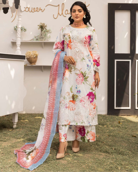 Simrans Lawn 3pc Readymade Laila 08