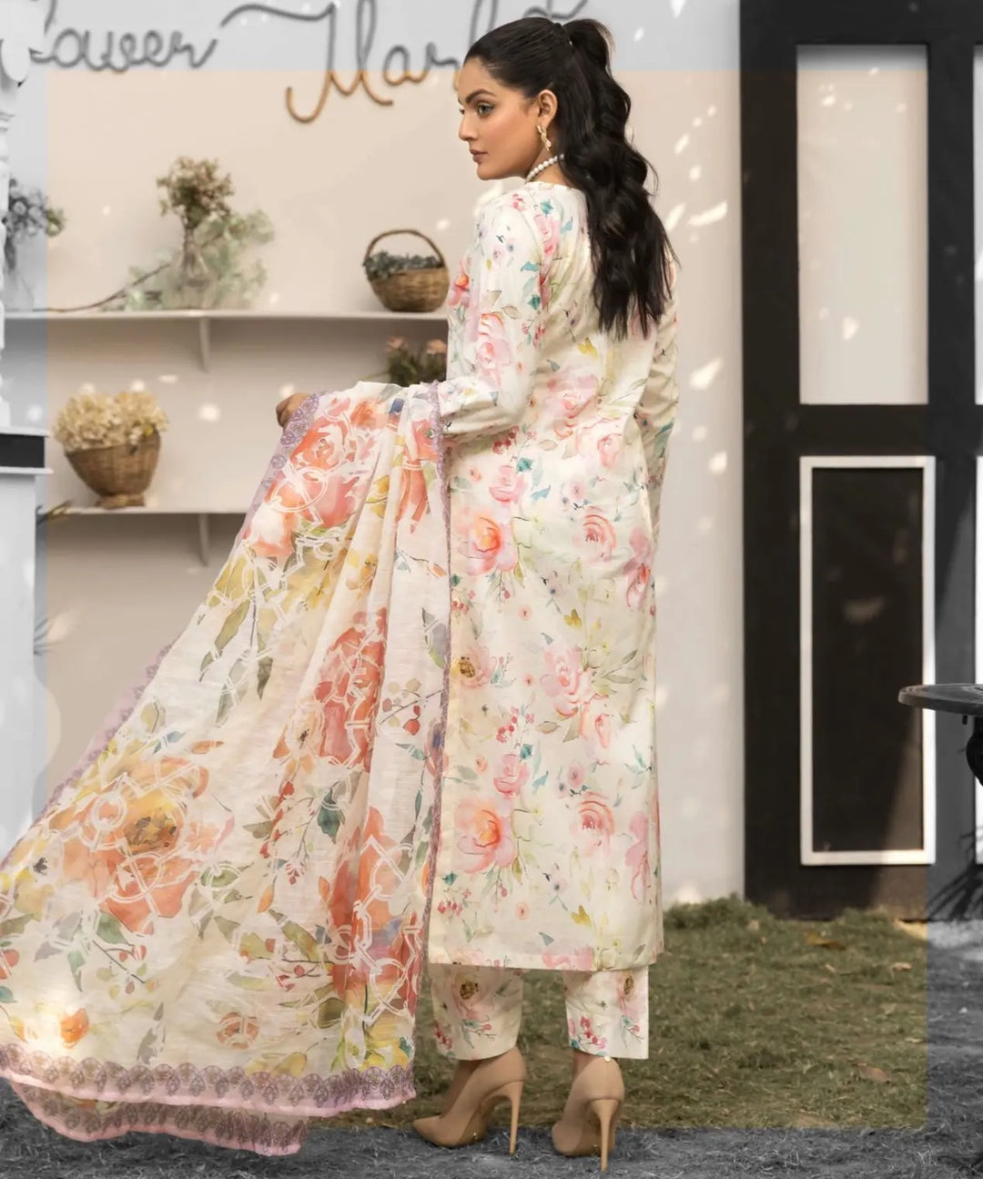 Simrans Lawn 3pc Readymade Laila 07