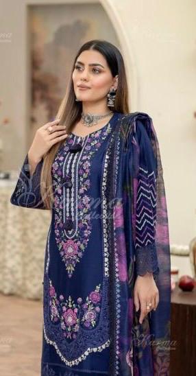 KARMA ‘AFFREEN’ | EMBROIDERED COTTON READYMADE | KC-275