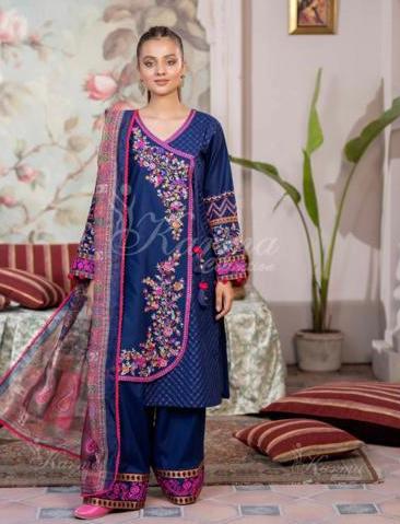 KARMA ‘AFFREEN’ | EMBROIDERED COTTON READYMADE | KC-283