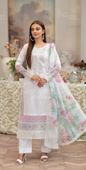 KARMA ‘AFFREEN’ | EMBROIDERED COTTON READYMADE | KC-270