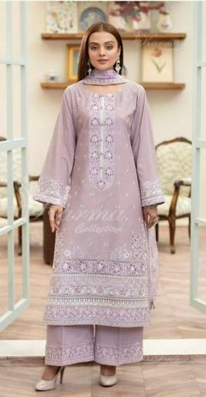 KARMA ‘AFFREEN’ | EMBROIDERED COTTON READYMADE | KC-267 Sale price£37.09 Regular price£69.23 Save 46%