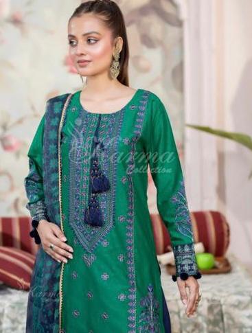 KARMA ‘AFFREEN’ | EMBROIDERED COTTON READYMADE | KC-281