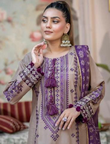 KARMA ‘AFFREEN’ | EMBROIDERED COTTON READYMADE | KC-280