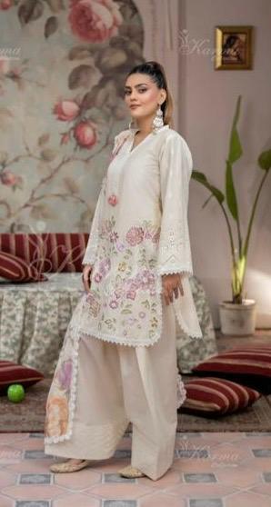 KARMA ‘AFFREEN’ | EMBROIDERED COTTON READYMADE | KC-277