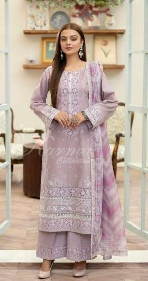 KARMA ‘AFFREEN’ | EMBROIDERED COTTON READYMADE | KC-267 Sale price£37.09 Regular price£69.23 Save 46%