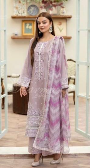 KARMA ‘AFFREEN’ | EMBROIDERED COTTON READYMADE | KC-267 Sale price£37.09 Regular price£69.23 Save 46%