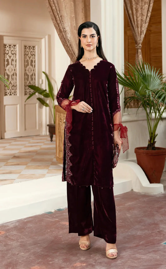NAKHRA AIN Luxury Velvet Collection readymade ALV3 : Mirha Special