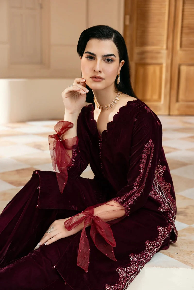 NAKHRA AIN Luxury Velvet Collection readymade ALV3 : Mirha Special